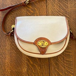 Dooney & Bourke vintage leather saddle bag
